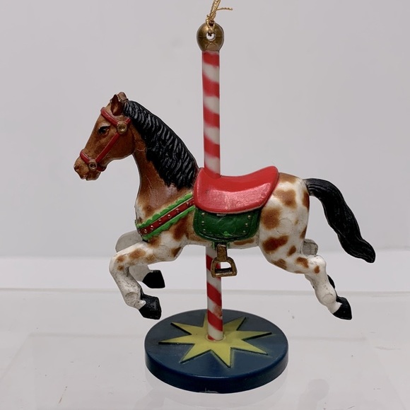 Carousel horse ornament Enesco 1983 - Picture 4 of 11